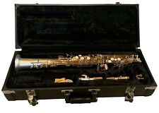 Saxofone Soprano Cecilia - 2 Pescoços, Suporte de Pescoço, Acabamento Prata e Dourado., usado comprar usado  Enviando para Brazil