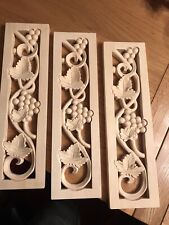 Job Lot Of 20 wooden carved Ornate Vineyard mouldings, used for sale  Shipping to South Africa