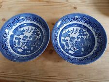 Churchill willow pattern for sale  READING