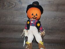 Plush pumpkin scarecrow for sale  Middleburg