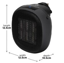 Used, Russell Hobbs Electric Heater Fan 700W Compact Portable Black Plug in RHPH7001 for sale  Shipping to South Africa