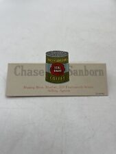 Tenda de mesa de centro vintage Chase & Sanborn anúncio esponja receita de bolo comprar usado  Enviando para Brazil