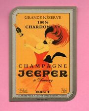 Etiquette champagne jeeper d'occasion  Épernay