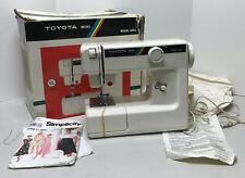 Vintage Toyota Mini Portable Sewing Machine Model 6004 With Cover Preowned, used for sale  Shipping to Canada