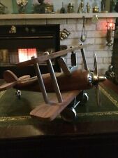 Model biplane wood for sale  ASHTON-UNDER-LYNE