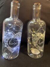 Clear glass bottles for sale  CAERPHILLY