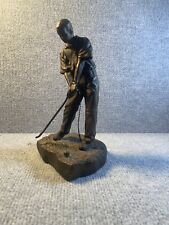 Bronze golfer figurine for sale  North Richland Hills
