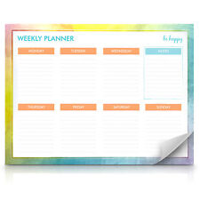 Weekly planner pad for sale  LEEDS