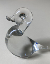 Wedgwood glass duck for sale  SHEFFIELD
