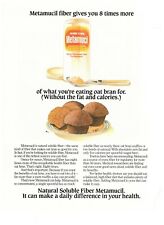 Used, 1990 Metamucil Orange Flavor Fiber Soluble Vintage Print Advertisement for sale  Shipping to South Africa