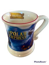 Używany, Polar Express BELIEVE 3D Podniesiona ceramiczna kawa Hot Choc. Kubek/kubek model S-22 na sprzedaż  Wysyłka do Poland