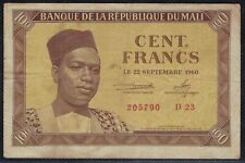 Mali 100 francs d'occasion  France