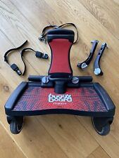 Used, Lascal BuggyBoard Maxi+ Plus Platform with Removable Seat Saddle Black/Red Pram for sale  Shipping to South Africa