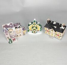 Resin christmas village for sale  Shipping to United Kingdom