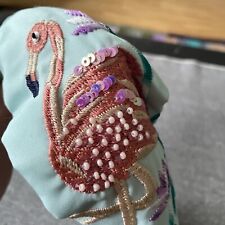 Haarreifen flamingo stoff gebraucht kaufen  Leipzig