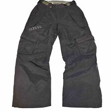 Pantalones de snowboard Bonfire arco talla mediana negros carga, usado segunda mano  Embacar hacia Argentina