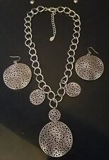 Silver tone necklace for sale  Eureka