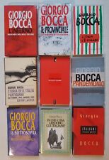 GIORGIO BOCCA lotto 9 libri L'inferno Storia dell'Italia partigiana Pandemonio usato  Pietrasanta