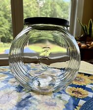 Vintage Sellers Hoosier Canister Jar. "S" embossed in jar, metal lid for sale  North Augusta