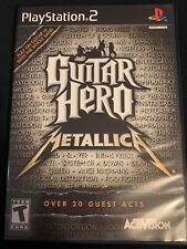 Guitar Hero: Metallica (PS2, 2009) CIB! Com manual! Disco perfeito! Propriedade de adultos + testado! comprar usado  Enviando para Brazil