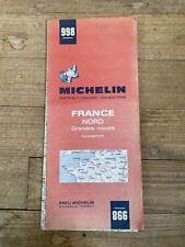 Occasion, Carte Routière Michelin 998 France Nord Grandes Routes Spécial Enneigement 1971 d'occasion  Andeville