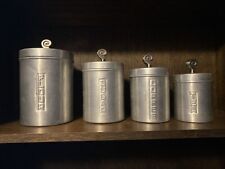Vintage aluminum canister for sale  Mason