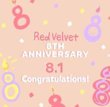 RED VELVET 8th Anniversary OFFICIAL MD GOODS Lucky Card Set + PHOTOCARD SEALED for sale  Shipping to Canada