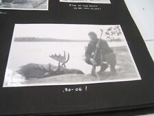 Used, OLD PHOTOGRAPH ALBUM 157 PHOTOS HUNTING FISHING HORSES CANOES CAMPING for sale  Shipping to South Africa