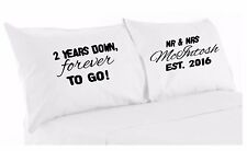 Personalised pillowcase set for sale  DUNFERMLINE