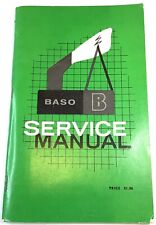 Manual de servicio Baso 1960 vintage piloto de seguridad y sistema Basotron guía de servicio segunda mano  Embacar hacia Argentina