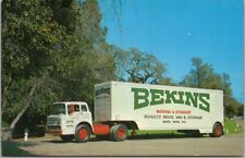 Cartão postal publicitário SANTA ROSA, CA "SCHULTZ BROS" Bekins caminhão van móvel década de 1970 comprar usado  Enviando para Brazil