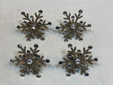 Silver snowflakes beaded for sale  Charlotte