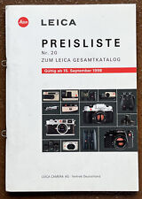 Leica preisliste 15 gebraucht kaufen  Bedburg