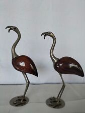 Coppia uccelli legno usato  Italia