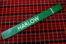 Harlow enamelheader plate for sale  EDGWARE