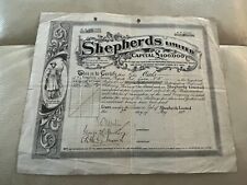 Shepherds share certificate for sale  CREWKERNE