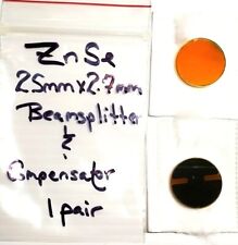 2 peças compensador divisor de feixe ZnSe seleneto de zinco 25 x 2,7 par de óticas combinadas comprar usado  Enviando para Brazil