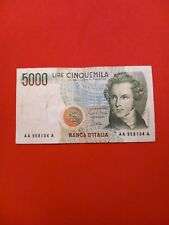 5000 lire banconota usato  Gibellina