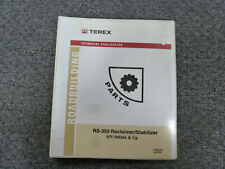 Catálogo de piezas estabilizador de recarga Terex RS-350 S/N 560166 UP, usado segunda mano  Embacar hacia Argentina