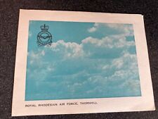 ORIG GREETINGS CARD ROYAL RHODESIAN AIR FORCE THORNHILL RHODESIA SOUTH AFRICA for sale  Shipping to South Africa