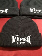 AUTHENTIC VIPER ROOM EMBROIDERED LOGO BLACK BEANIE THE REAL DEAL for sale  Shipping to South Africa