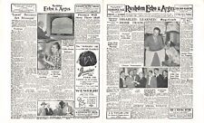 Periódico miniatura de preguerra Rushden Echo y Argus segunda mano  Embacar hacia Argentina