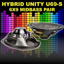 HYBRID AUDIO TECHNOLOGIES UNITY U69-S  6X9 MIDBASS SPEAKERS FOR BAGGER PAIR, used for sale  Shipping to South Africa