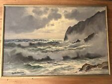 italian painting oil seascape for sale  Brooklyn