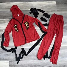 Fire Dragon Ninja Child Large 12-14 Halloween Costume Trick Or Treat School for sale  Shipping to South Africa