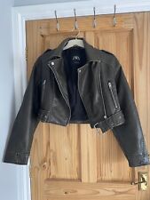 Faux leather jacket for sale  CARDIGAN