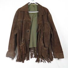 Brown suede fringed for sale  Greenville