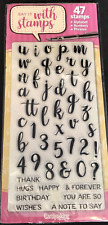 Alphabet numbers sentiments for sale  CUPAR