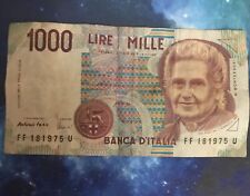 Banconota mille lire. usato  Lecco