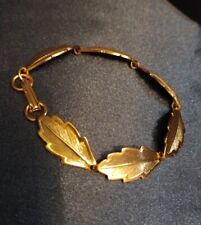 copper oak leaves bracelet for sale  Waterford